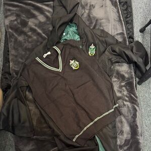 Harry Potter Slytherin Cape and Sweater Vest